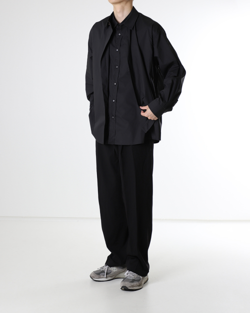 2 Layered Air Shirt Black