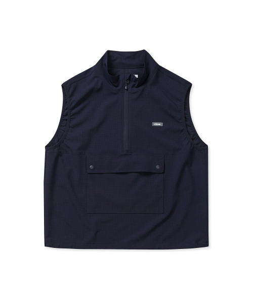 [25SS clove] Light Pocket Vest (Dark Navy)