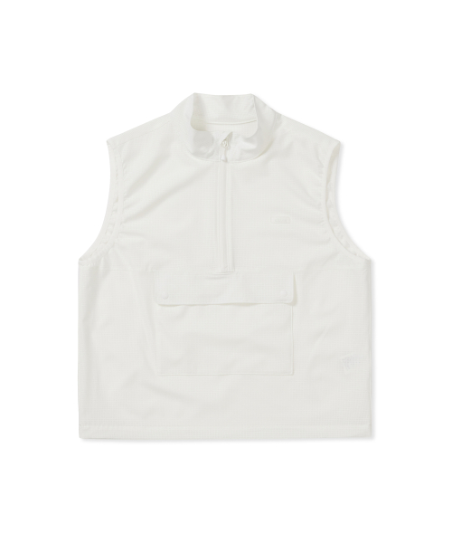 [25SS clove] Light Pocket Vest (White)