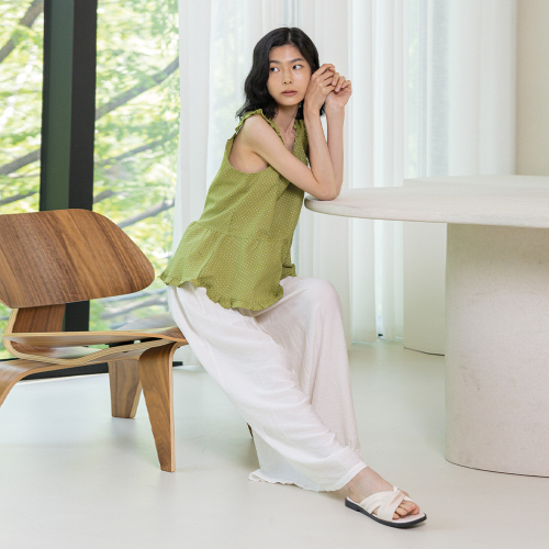 LS_Summer solid color pants_2color
