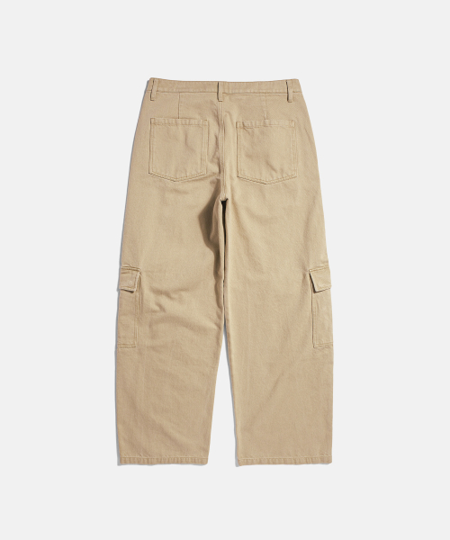 FD Washed Cargo Pants Beige