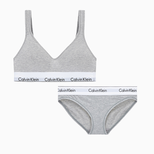 женская icon cotton modal scoopback bralet set(3 Color)