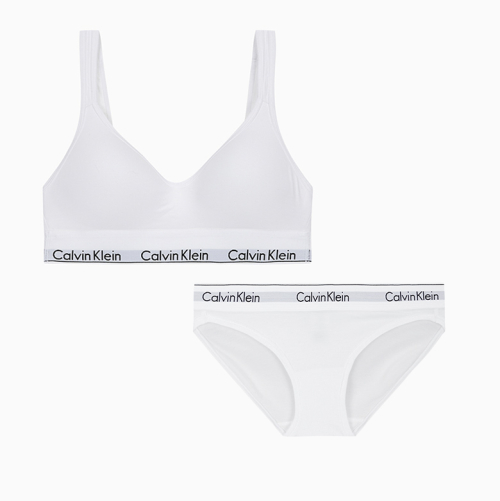 женская icon cotton modal scoopback bralet set(3 Color)