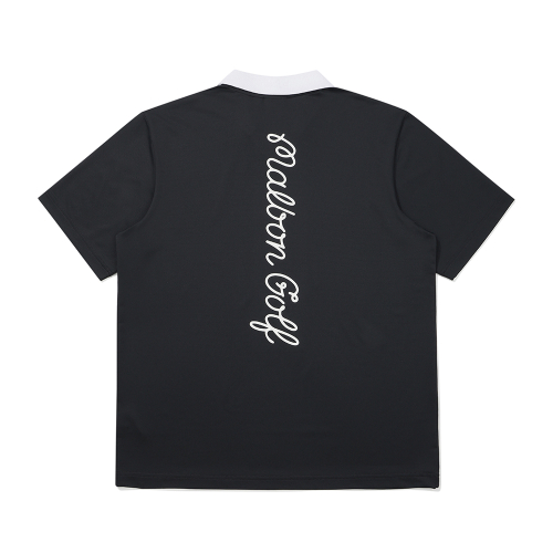 bucket mesh collar tee BLACK(MAN)
