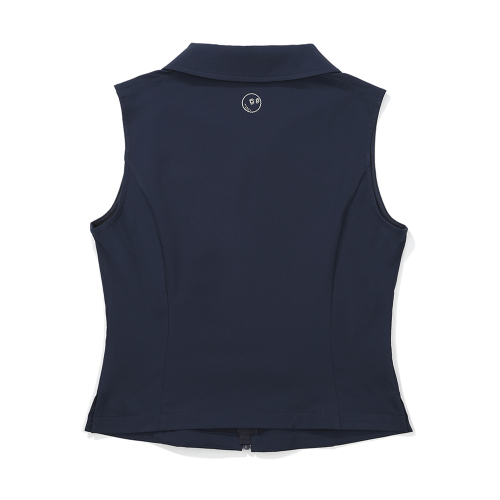 collar sleeveless vest NAVY(WOMAN)