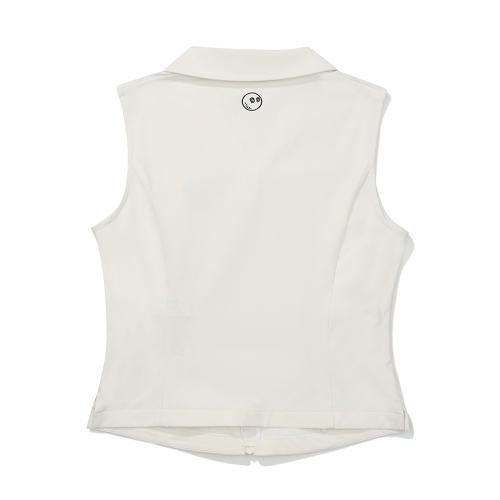collar sleeveless vest CREAM(WOMAN)