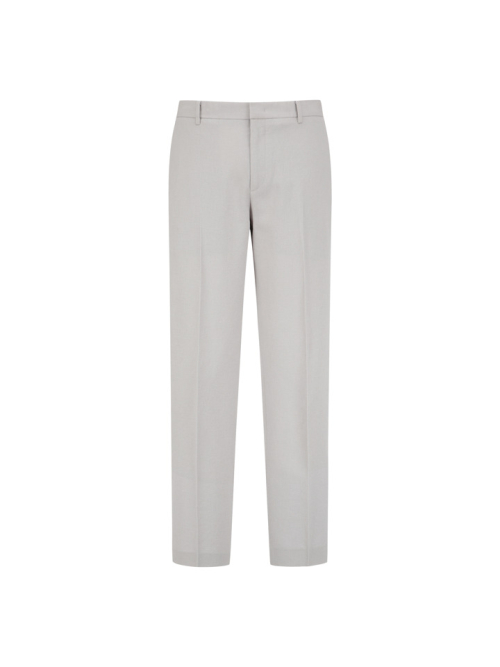 Мужские брюки с добавлением льна tapered fit_Beige