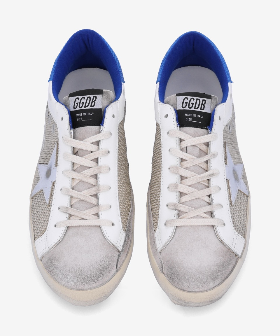 ★Golden Goose★ Superstar Bluetab Silverstar Sneakers Latte MUSINSA | GOLDEN GOOSE Superstar Blue Tab Silver Star