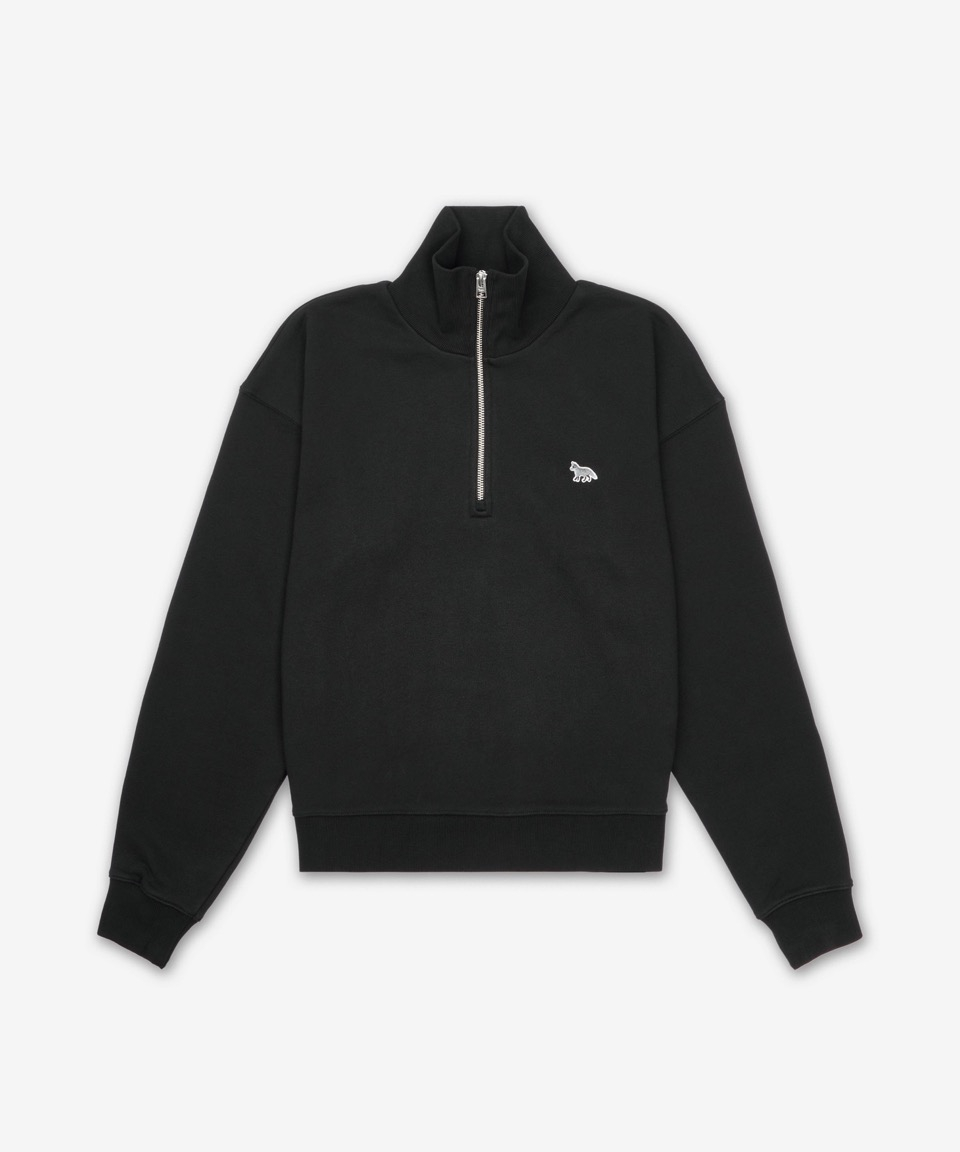 MUSINSA | MAISON KITSUNE Baby Fox Patch Half Zip-Up Man to