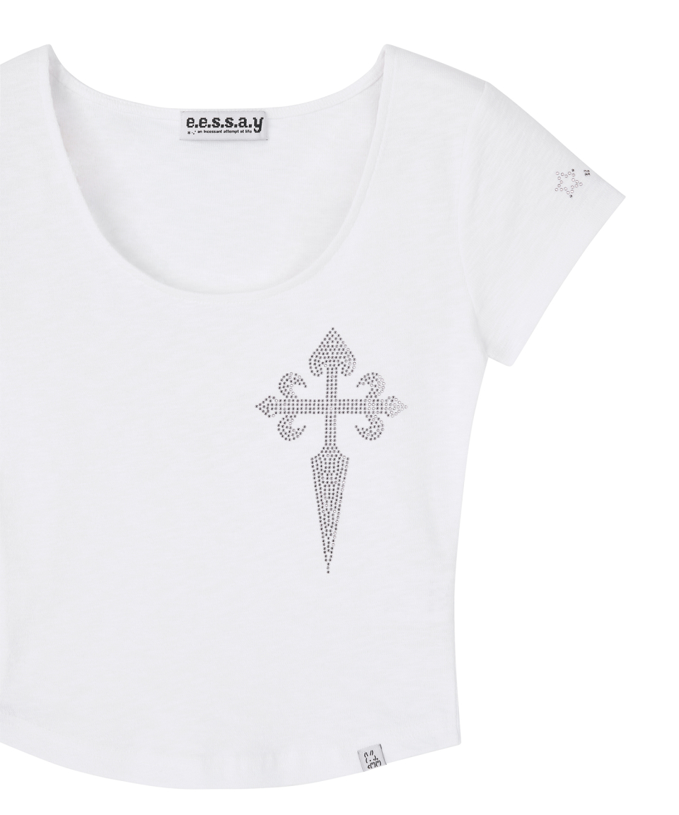●eessay● SERAPHIC SHIRT MUSINSA | EESSAY Seraphic Short Sleeve T-Shirt - White