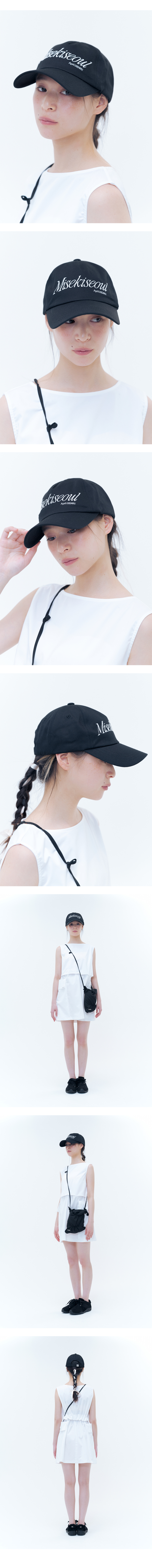 ◆MISEKI SEOUL◆ Serif logo ball cap BLACK MSK252AC02BK MUSINSA | MISEKI SEOUL Serif logo ball cap BLACK