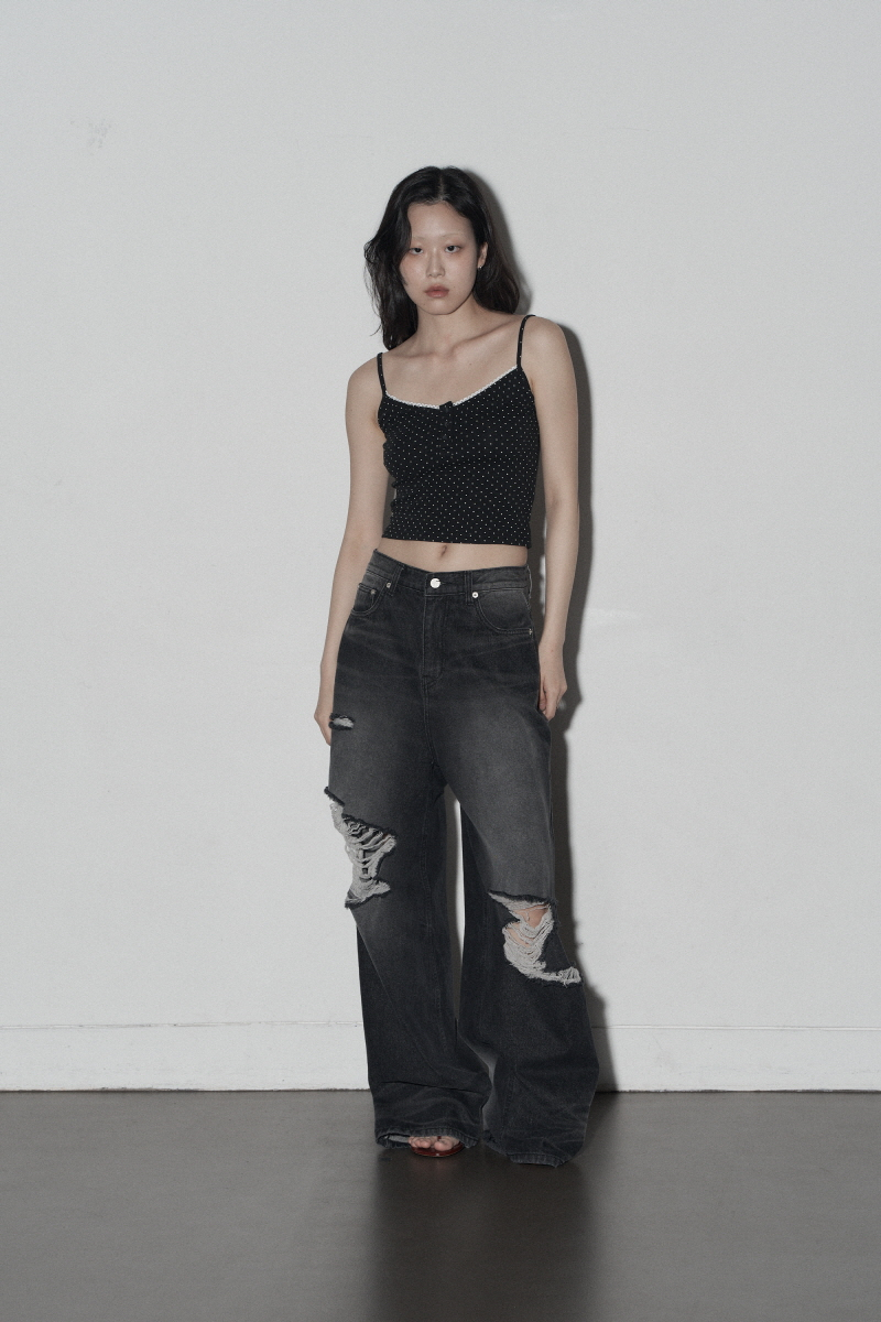 【MIDNIGHT MOVE】 dot top / 追跡付 MUSINSA公式 | MIDNIGHT MOVE dot top (black)