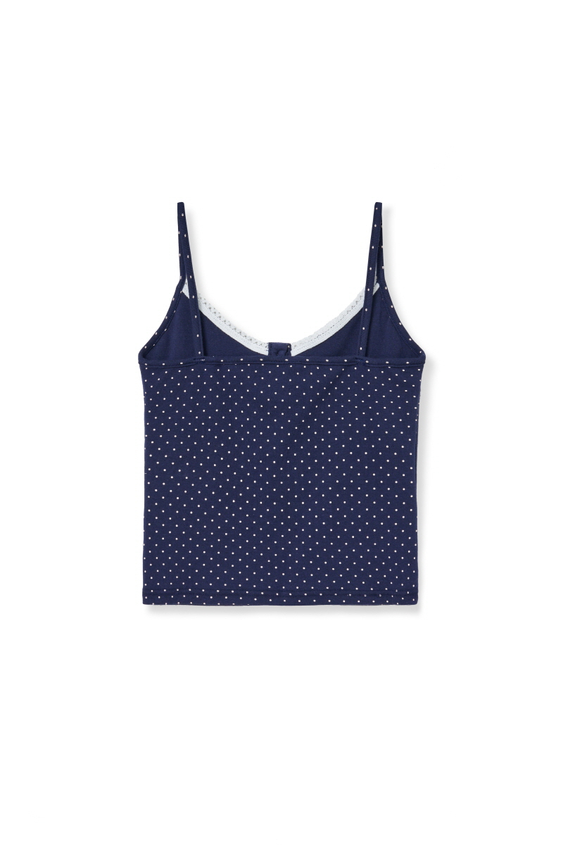 MUSINSA公式 | MIDNIGHT MOVE dot top (navy)