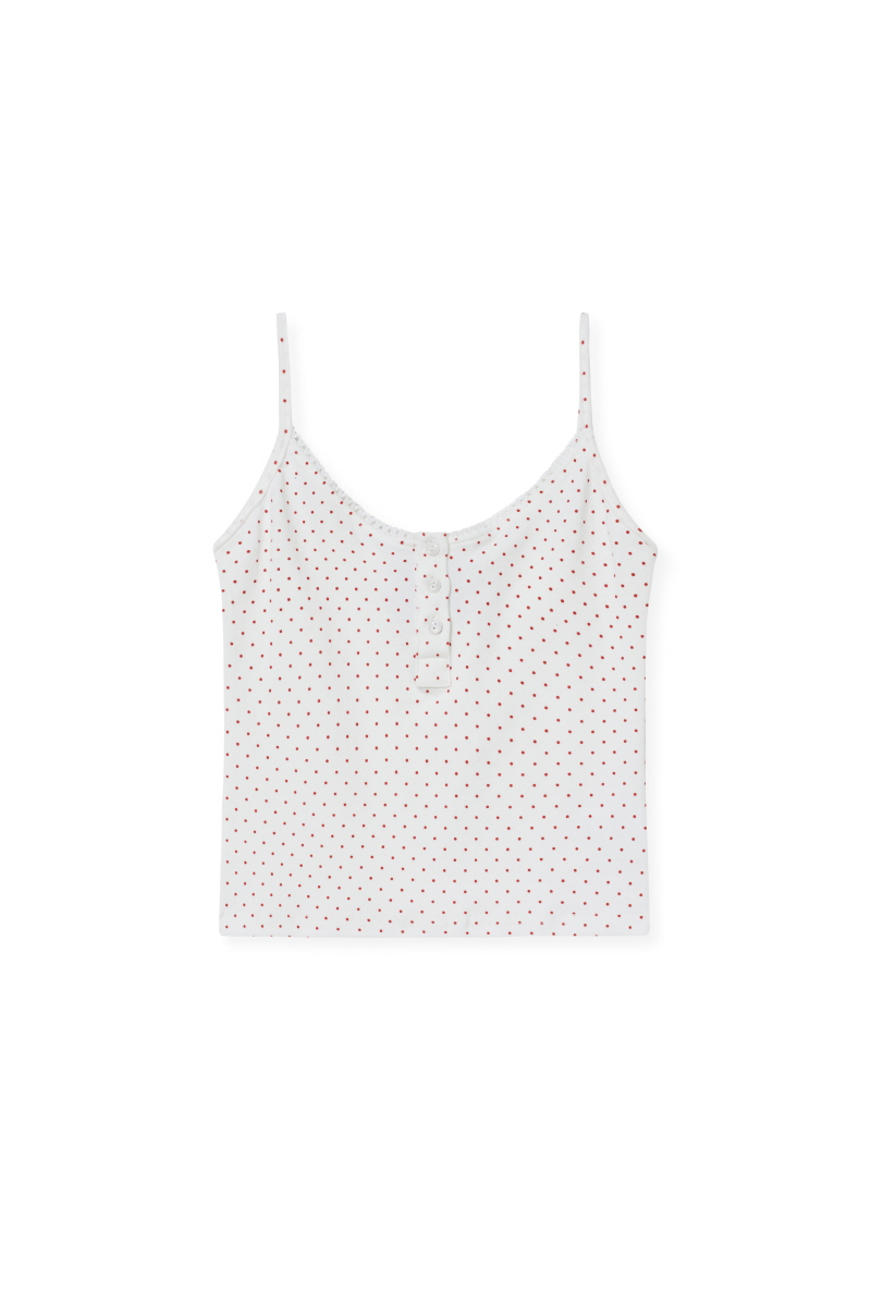 MUSINSA公式 | MIDNIGHT MOVE dot top (white)
