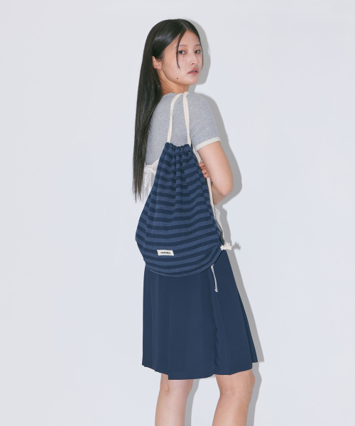 jersey stripe gym sack (NA)
