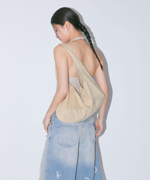 cotton baguette eco bag (YE)