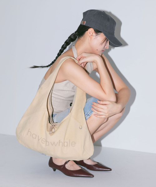 cotton baguette eco bag (YE)