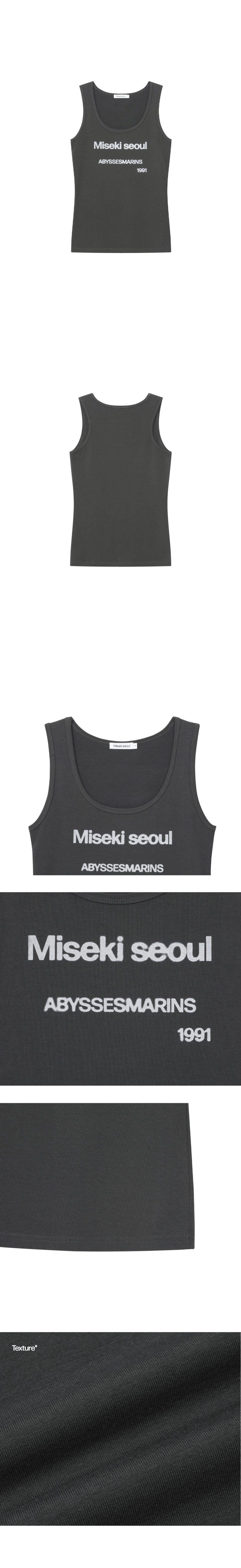 ★ MISEKI SEOUL★ Abyssesmarins relax sleeveless CHARCOAL M MUSINSA | MISEKI SEOUL Abyssesmarins relax sleeveless CHARCOAL