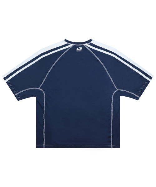 Рашгард GT079 Speed Track с коротким рукавом (NAVY)