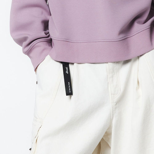 Джинсовые шорты-бермуды Uni Pocket String (Oatmeal)_5LD2622