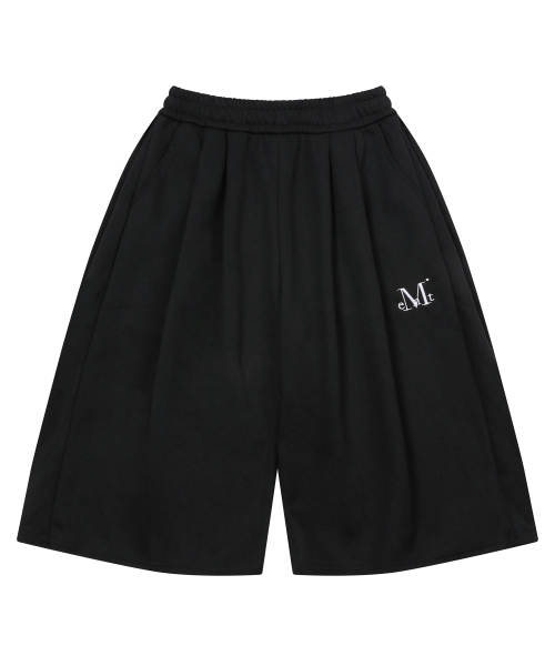 MARS SIDE PINTUCK BERMUDA HALF PANTS UNISEX(4Color)