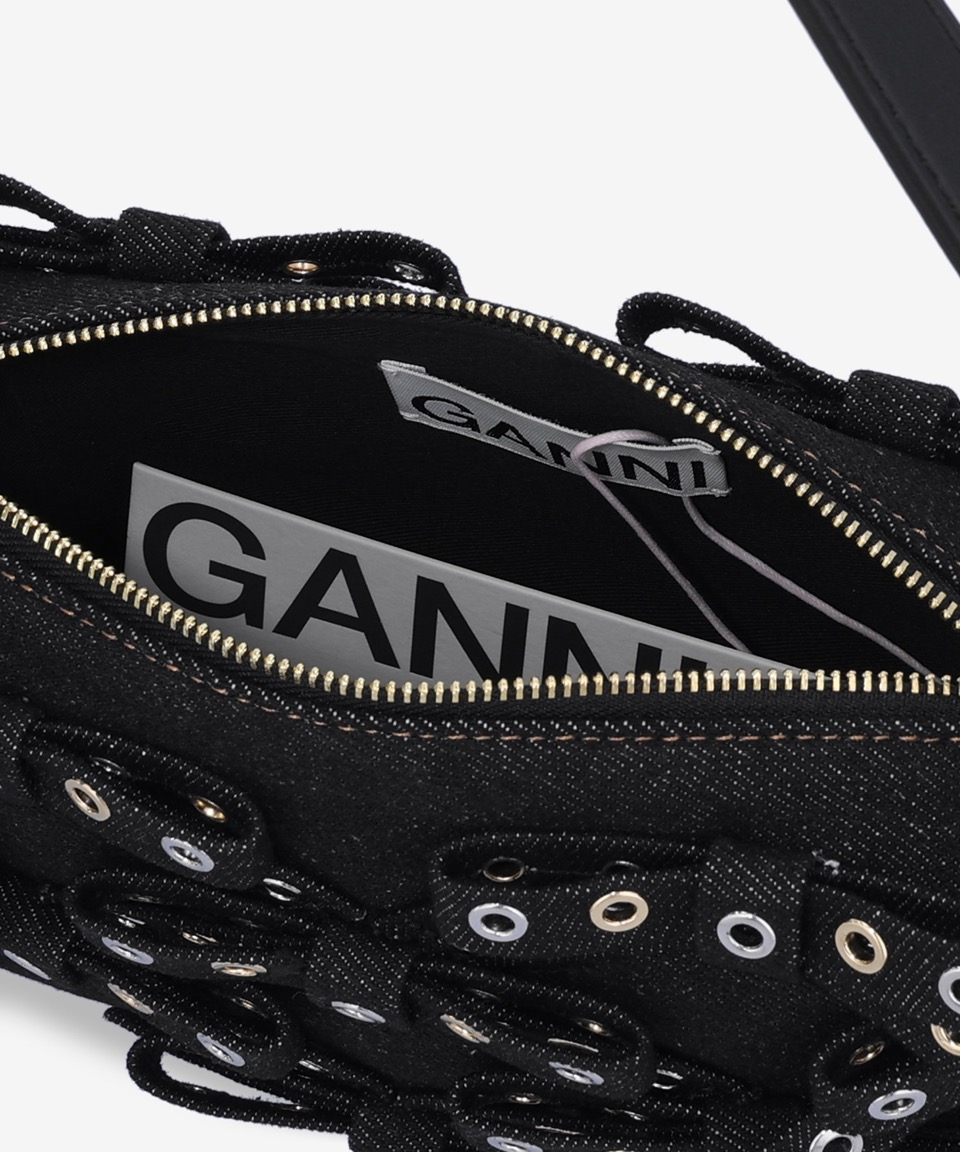【GANNI】Butterfly Small Pouch Bow Eyelet Mix Denim butterfly small pouch bow eyelet bag in mix denim – Twigs