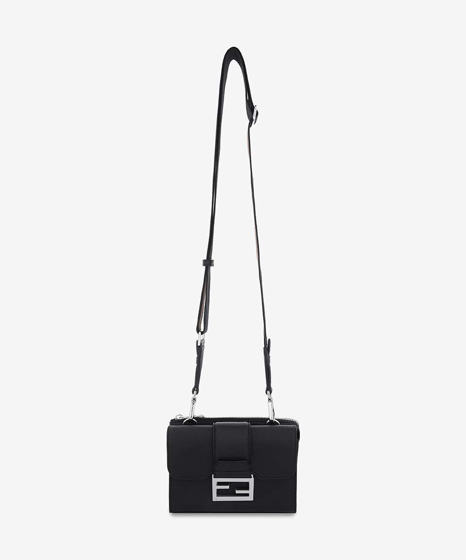 MUSINSA公式 | FENDI Double Baguette Crossbody - Black