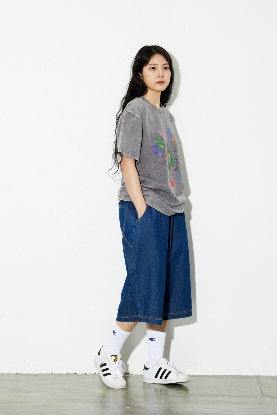 【BAON】[unisex] Banding Carpenter Linen Denim Bermuda PT MUSINSA | LEMAIN SECOND Bermuda Wide One-Tuck Carpenter