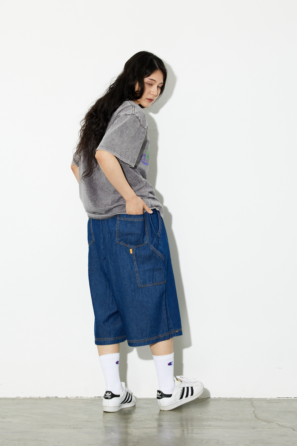 MUSINSA | PHILIPPAKER JC Carpenter Bermuda Banding Denim