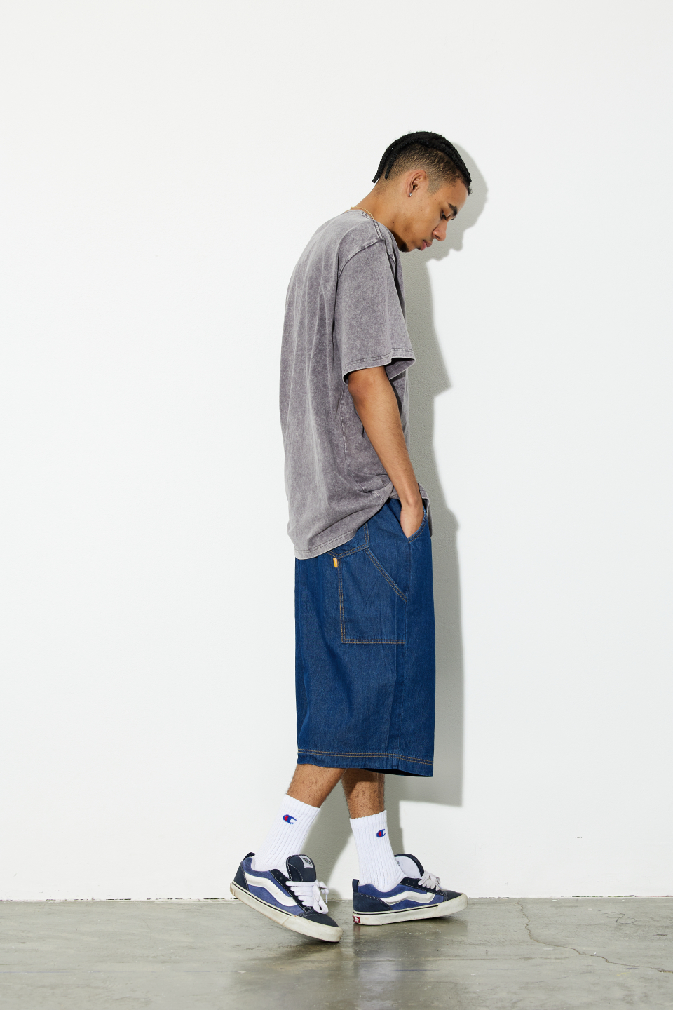 MUSINSA | PHILIPPAKER JC Carpenter Bermuda Banding Denim