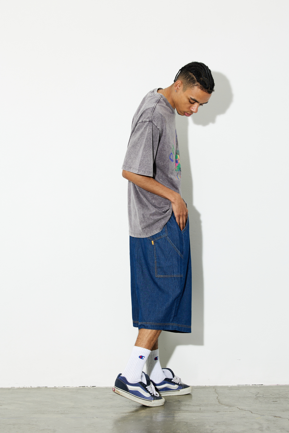 MUSINSA | PHILIPPAKER JC Carpenter Bermuda Banding Denim