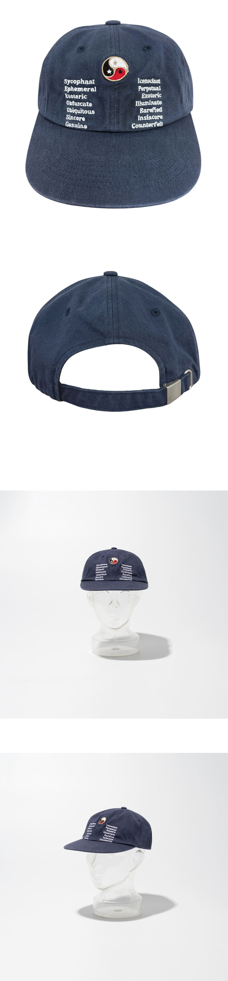 ★FASTLE★ Yin Yang Washed Cap 9色 ☆韓国☆人気☆ MUSINSA | FASTLE Yin Yang Washed Cap Black