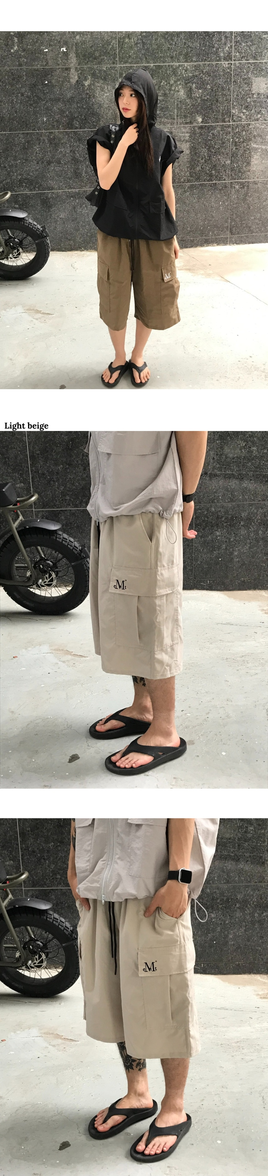 ★MUCENT★ Laurel Poly Bermuda Half Pants MUSINSA | MUCENT Laurel Bermuda poly nylon half pants unisex