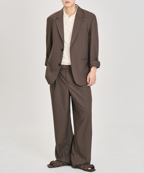 AIR-FLOW LOOSE-FIT BLAZER SET-UP