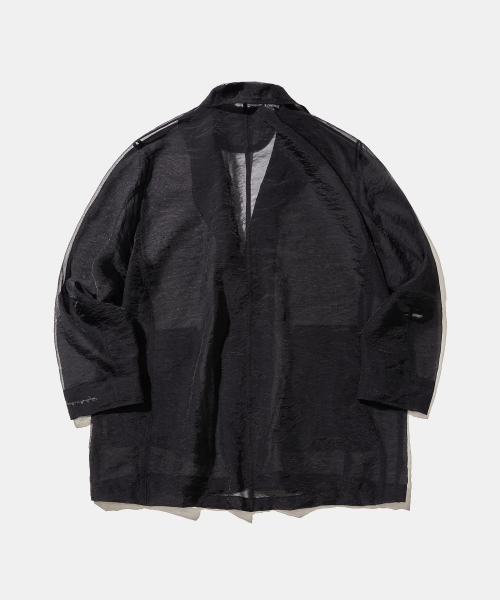 Nightshade Sheer Mesh Blazer Jacket J34 Black