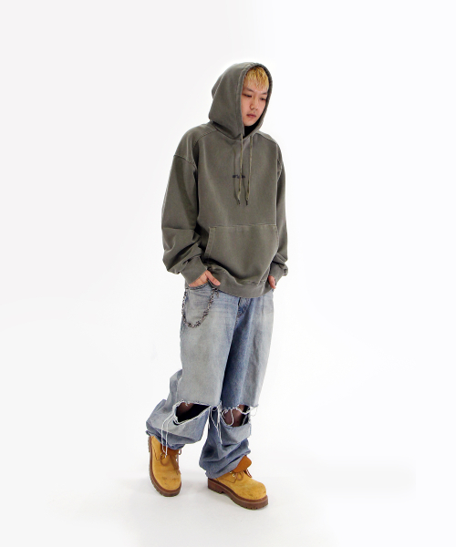 Худи Pigment Small Logo KHAKI