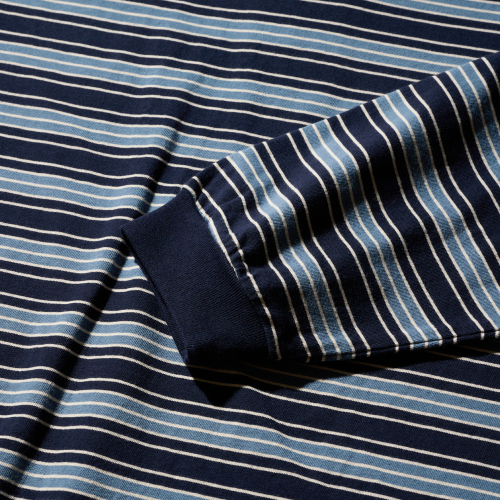 Leo Vintage полосатый лонгслив Navy