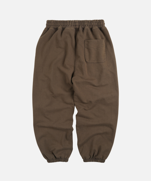 ARMY TWO TUCK SWEAT PANTS _ BROWN