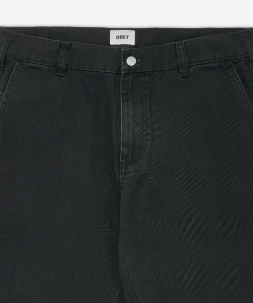Джинсы карпентер Hardwork - Black Faded Wash / 142010078BLK