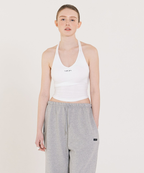Soft Halterneck sleeveless белый