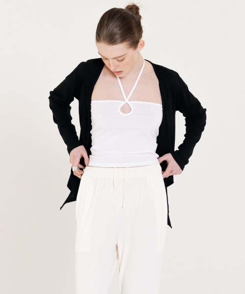 Summer Wrap Cardigan чёрные