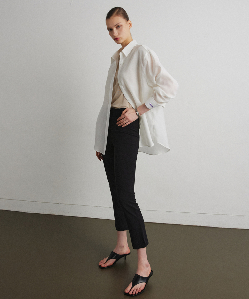 SLIM FIT CROP PANTS_BLACK