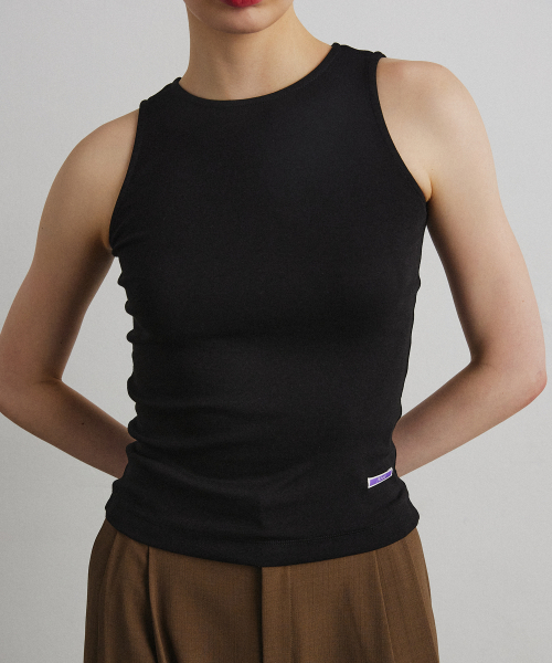 SECOND SKIN SLEEVELESS_BLACK
