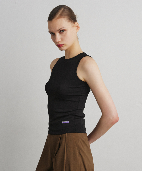 SECOND SKIN SLEEVELESS_BLACK