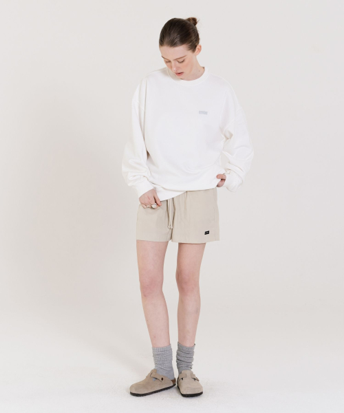 Active Nylon Shorts бежевый