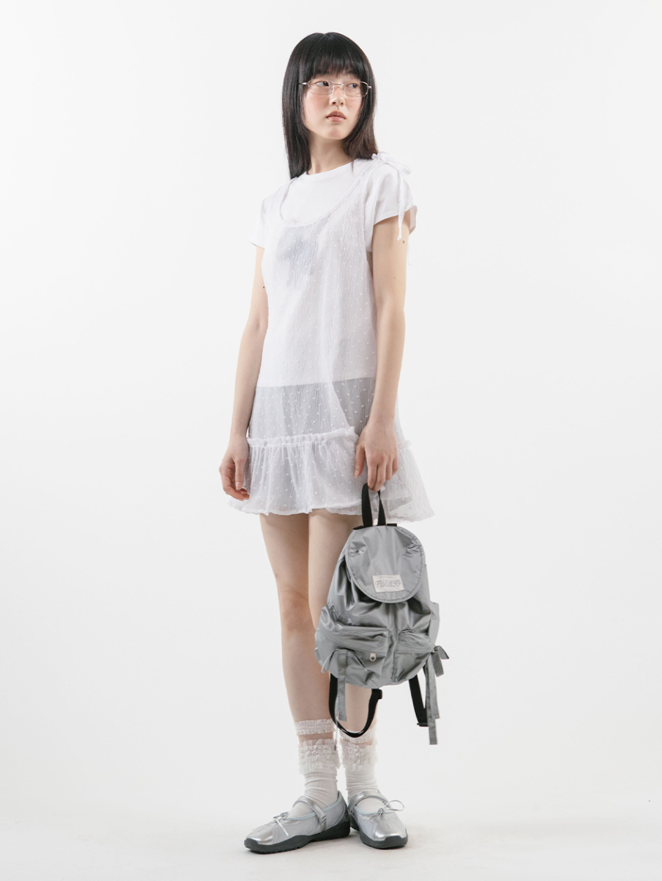 韓国 人気 クロップ丈 [TUOMIO] ANGEL DEER BABY T-SHIRT MUSINSA | TUOMIO ANGEL DEER BABY T-SHIRT [WHITE]