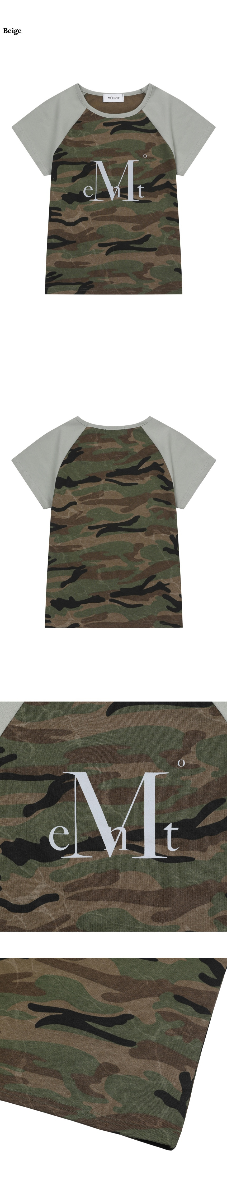 ★MUCENT★ Jug Camo Nagrang Short Sleeve T-shirt Unisex MUSINSA | MUCENT Ruffin Camo Nagrang Slim Fit Short Sleeve