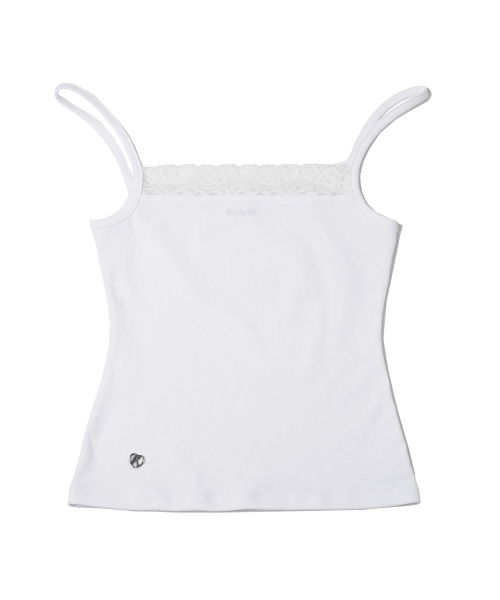 Fitting Lace Basic без рукавов_WHITE