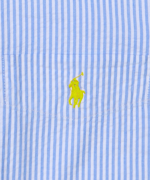 CUBDPPPKSSPR-SHORT SLEEVE-SPORT SHIRT 40/1 SEERSUCKER-BLUE