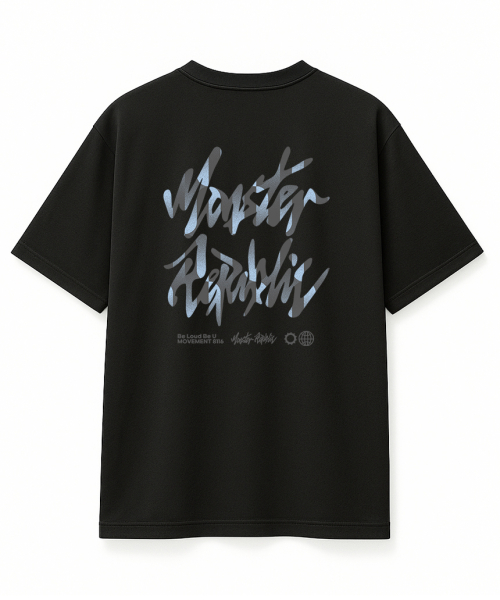 Stone Logo Indigo синий T-shirts чёрный